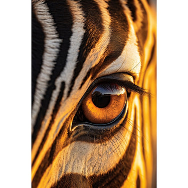 Zebra Eye Canvas